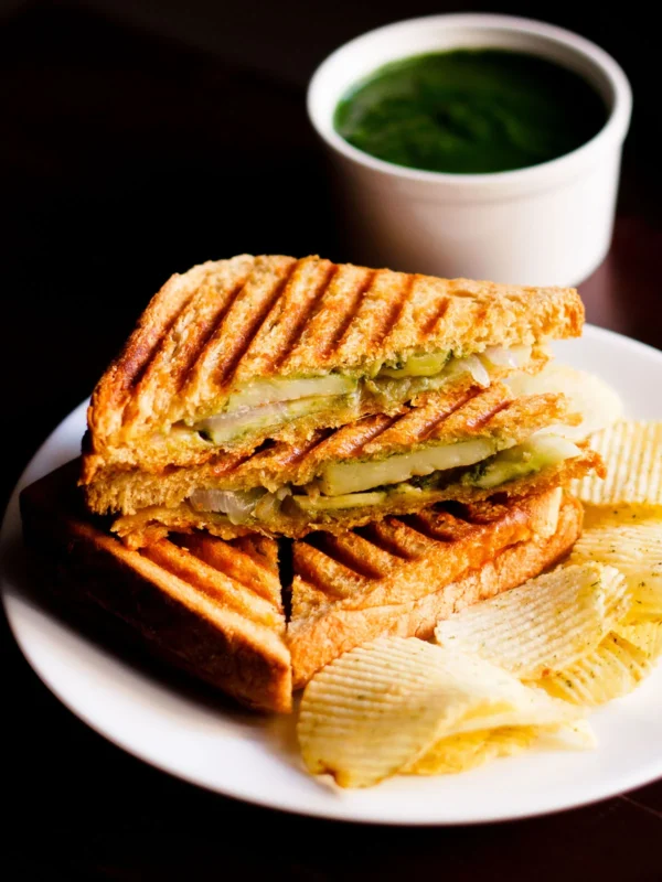 Grilled Veg Tikki sandwich